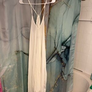 Elan Ivory Halter Dress